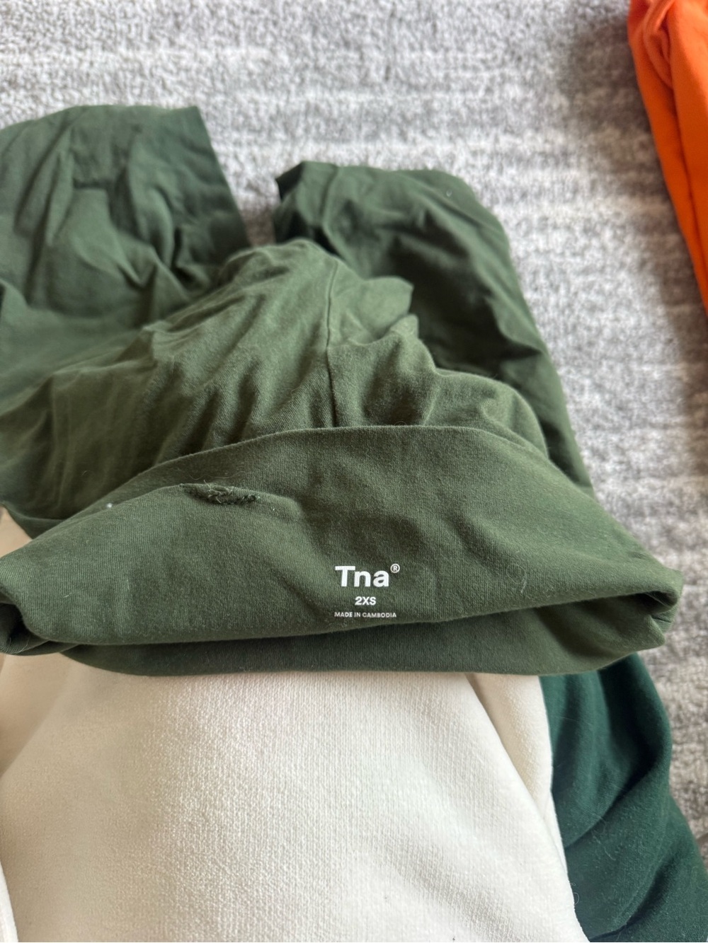 TNA Kids Olive Green Leggings